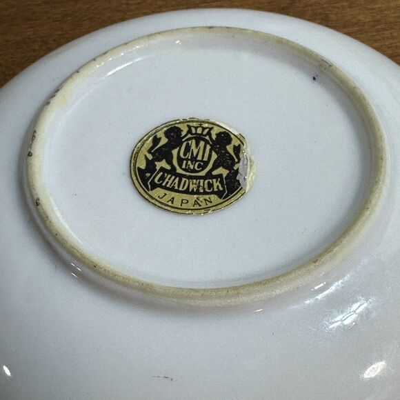 Butter Pat by Chadwick Miller in Japan Mini Dish Small Plate CMI Blue 3.5" - Picture 4 of 5